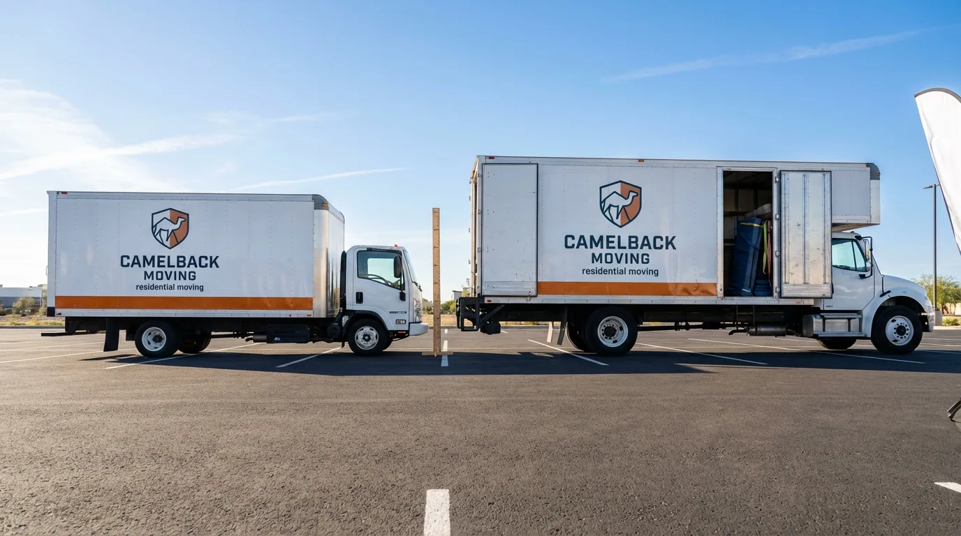 Moving truck size capacity guide in Church Hill